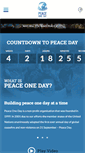 Mobile Screenshot of peaceoneday.org